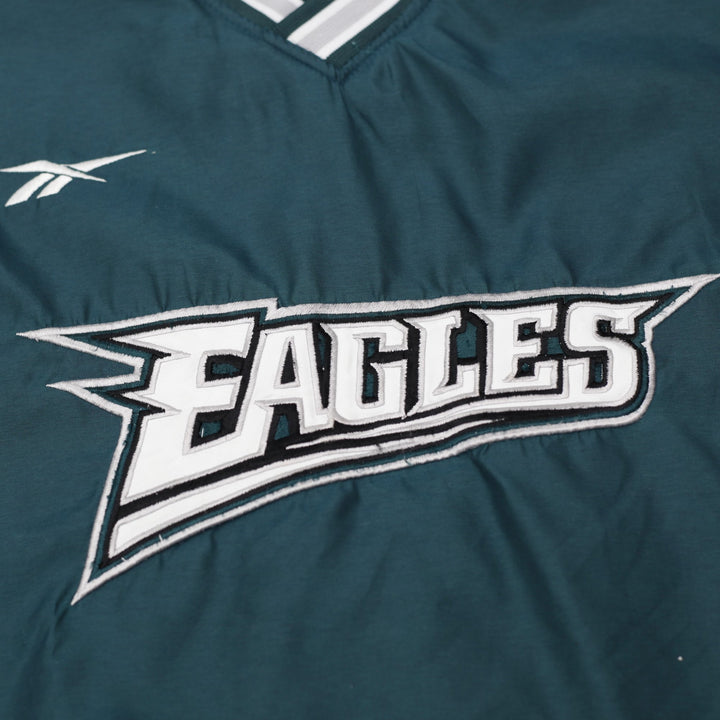 Vintage Reebok Philadelphia Eagles Pullover Jacket Size L