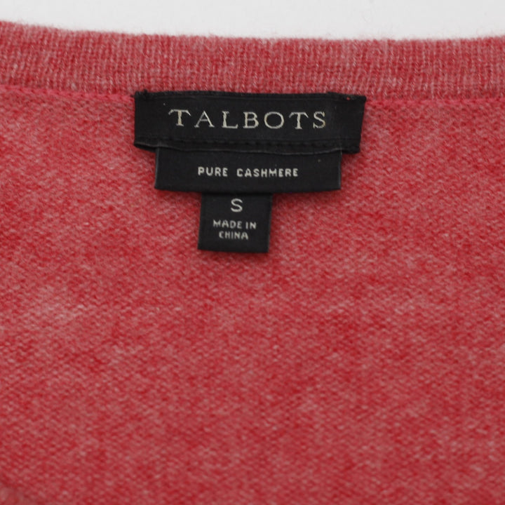Ladies Talbots Pure Cashmere Crewneck Sweater Size S