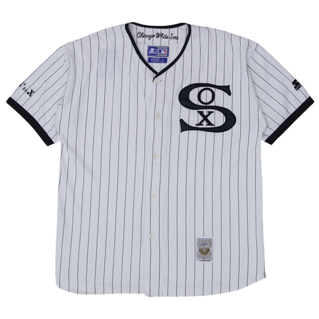 Shop Vintage Starter Chicago White Sox Baseball Jersey Size L