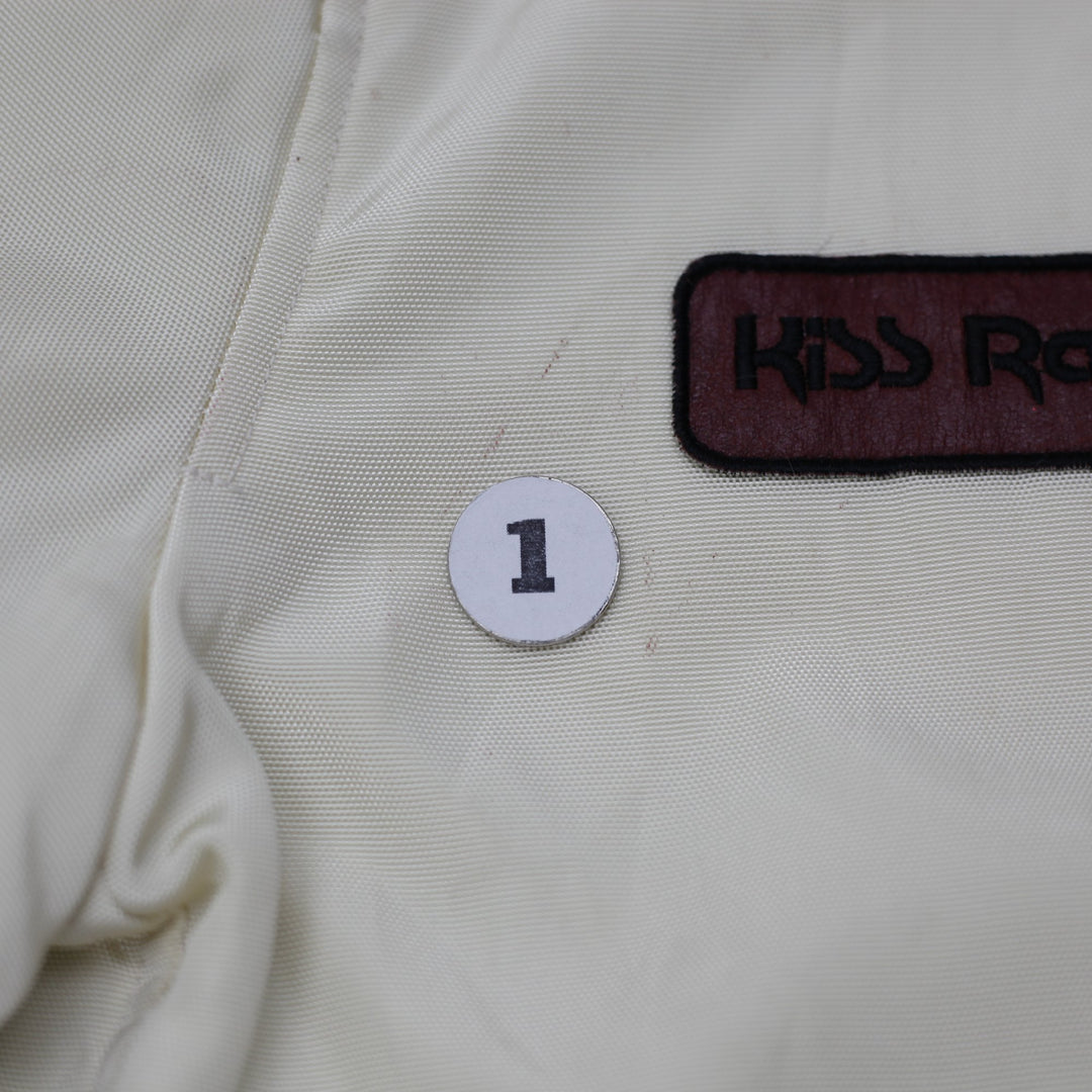 Vintage Mens Oscar Leopold Moto Bomber Custom Garage Racing Jacket Size M