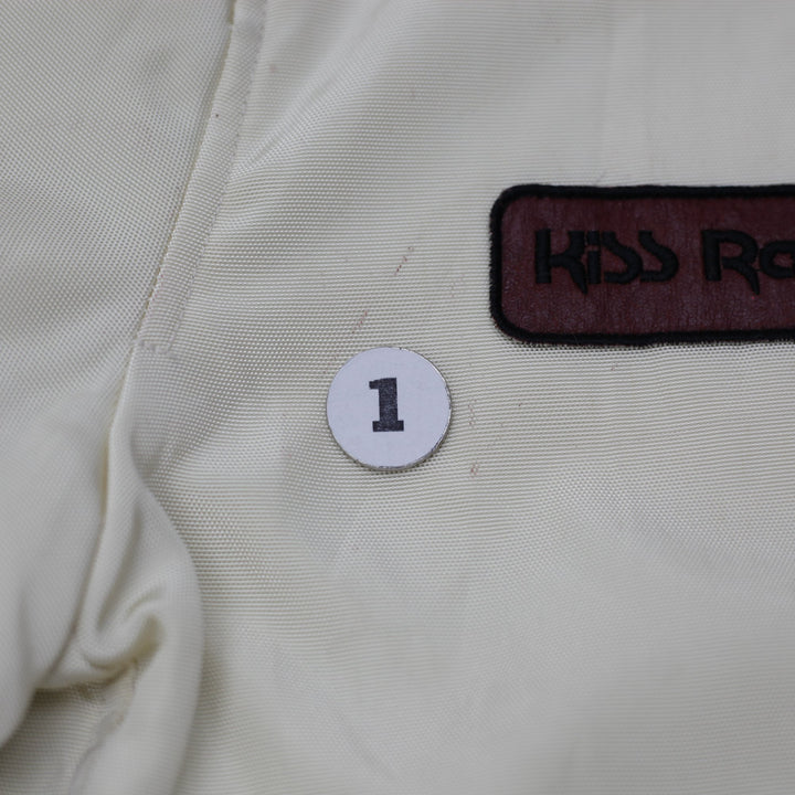 Vintage Mens Oscar Leopold Moto Bomber Custom Garage Racing Jacket Size M
