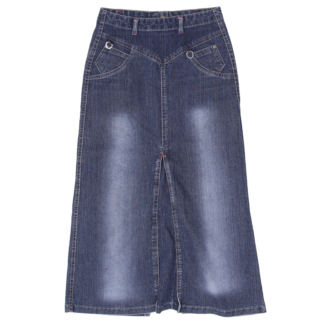 Y2K Denim Maxi Skirt - Fashion Rerun Vintage Migration_Skirt