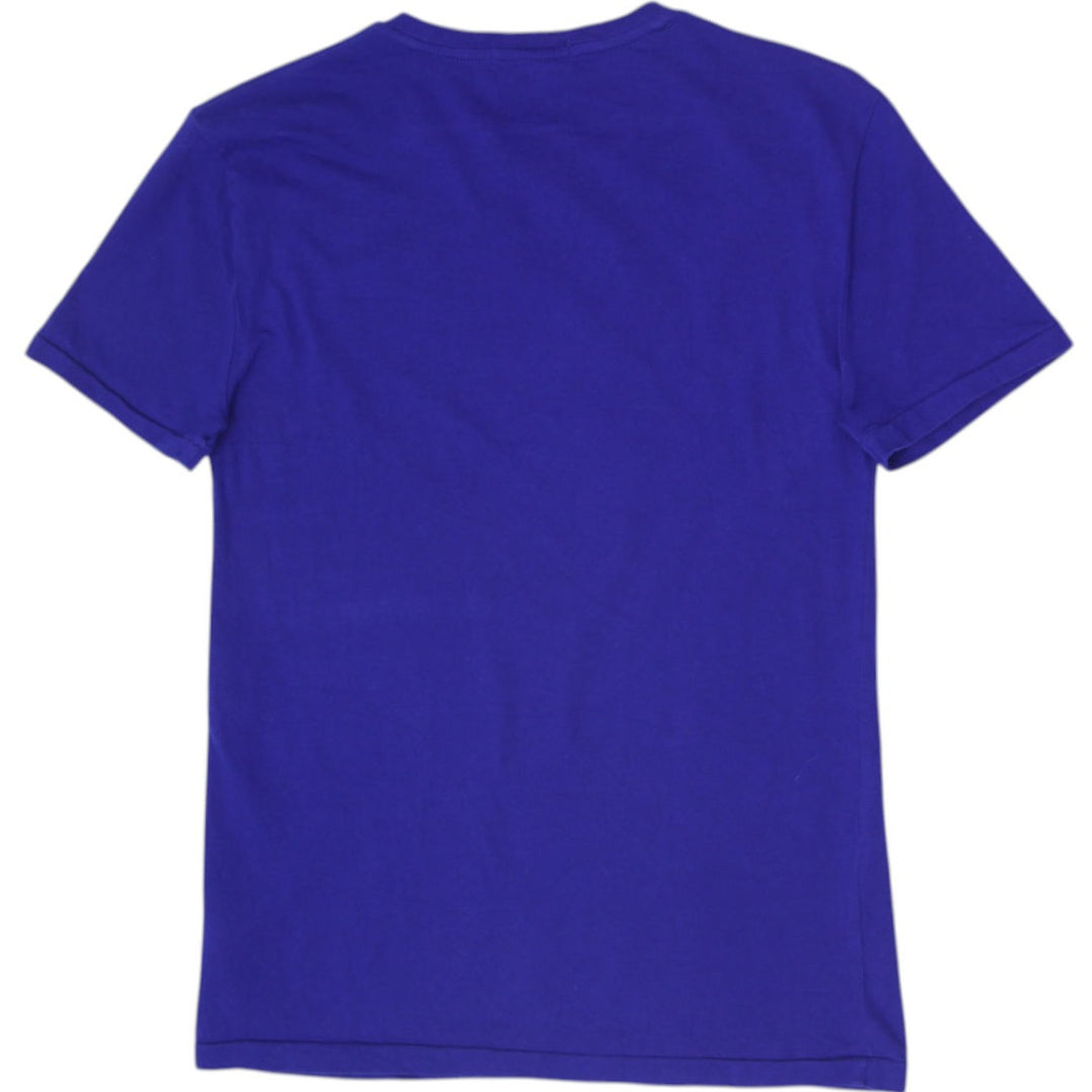 Mens Polo Ralph Lauren Royal Blue Basketball Polo Bear T-Shirt Custom Slim Fit S