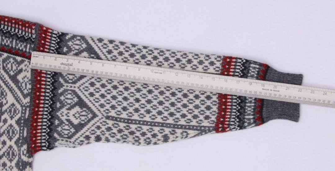 Vintage 1994 Dale of Norway Lillehammer Gray Wool Sweater