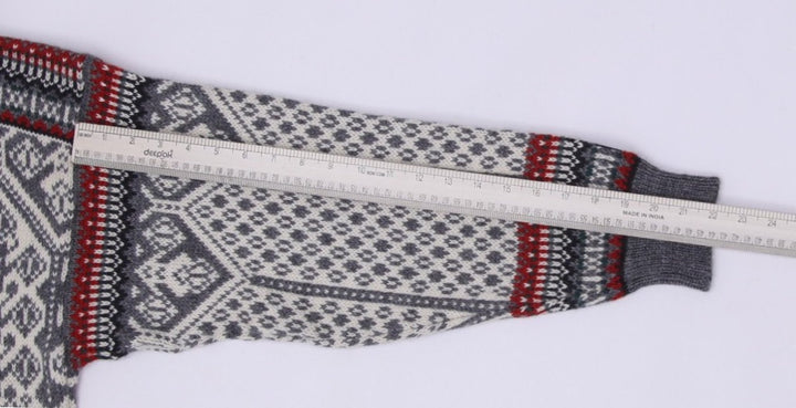 Vintage 1994 Dale of Norway Lillehammer Gray Wool Sweater