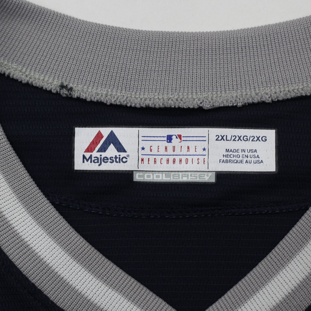Vintage New York Yankees Majestic Cool Base Baseball Jersey | Migration_Jerseys - Back View | Fashion Rerun