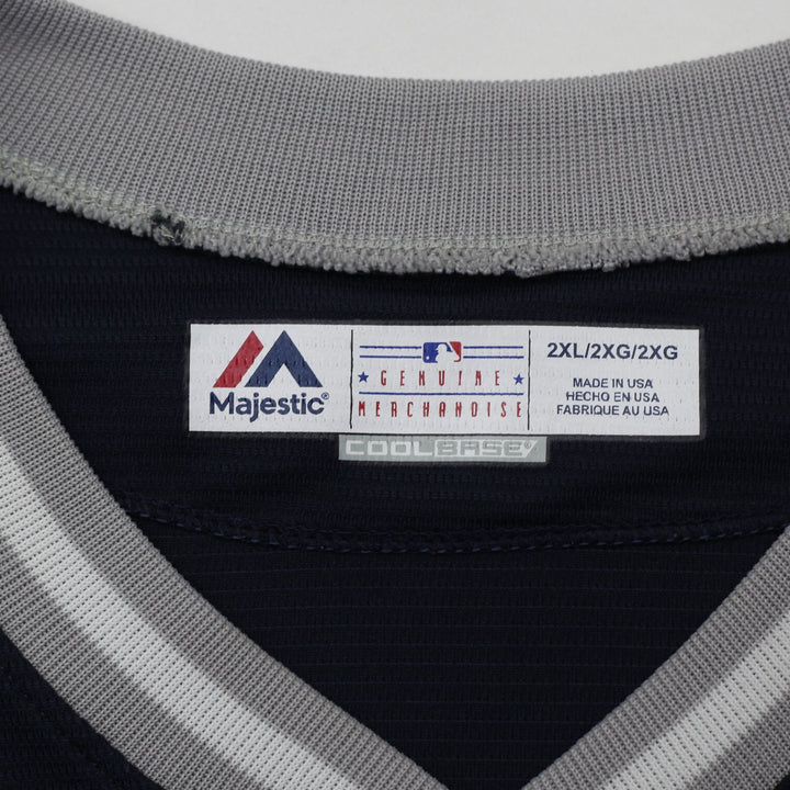 Vintage New York Yankees Majestic Cool Base Baseball Jersey | Migration_Jerseys - Back View | Fashion Rerun