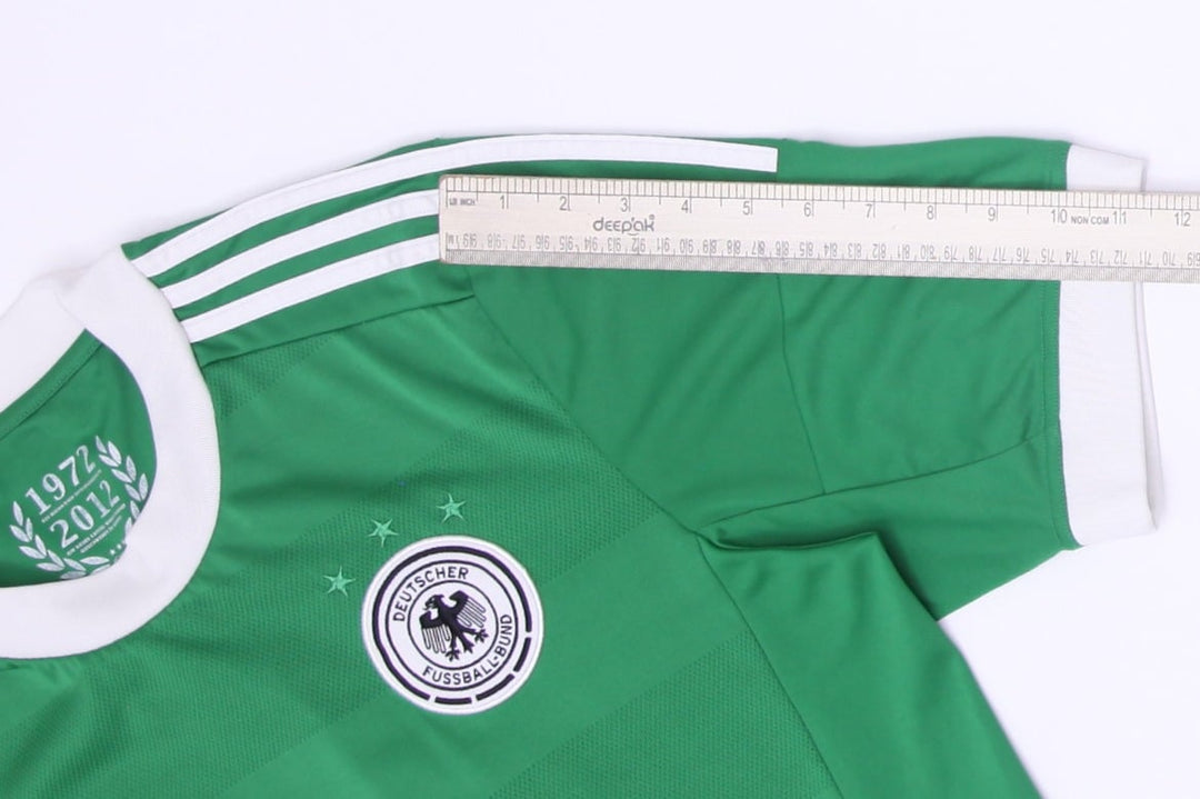 Mens Adidas Germany 2012-13 Away Football Jersey Green Size L
