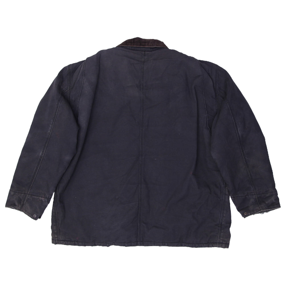Vintage Big Smith Cotton Canvas Barn Chore Mens Farm Jacket | Migration_Jacket - Side View | Fashion Rerun