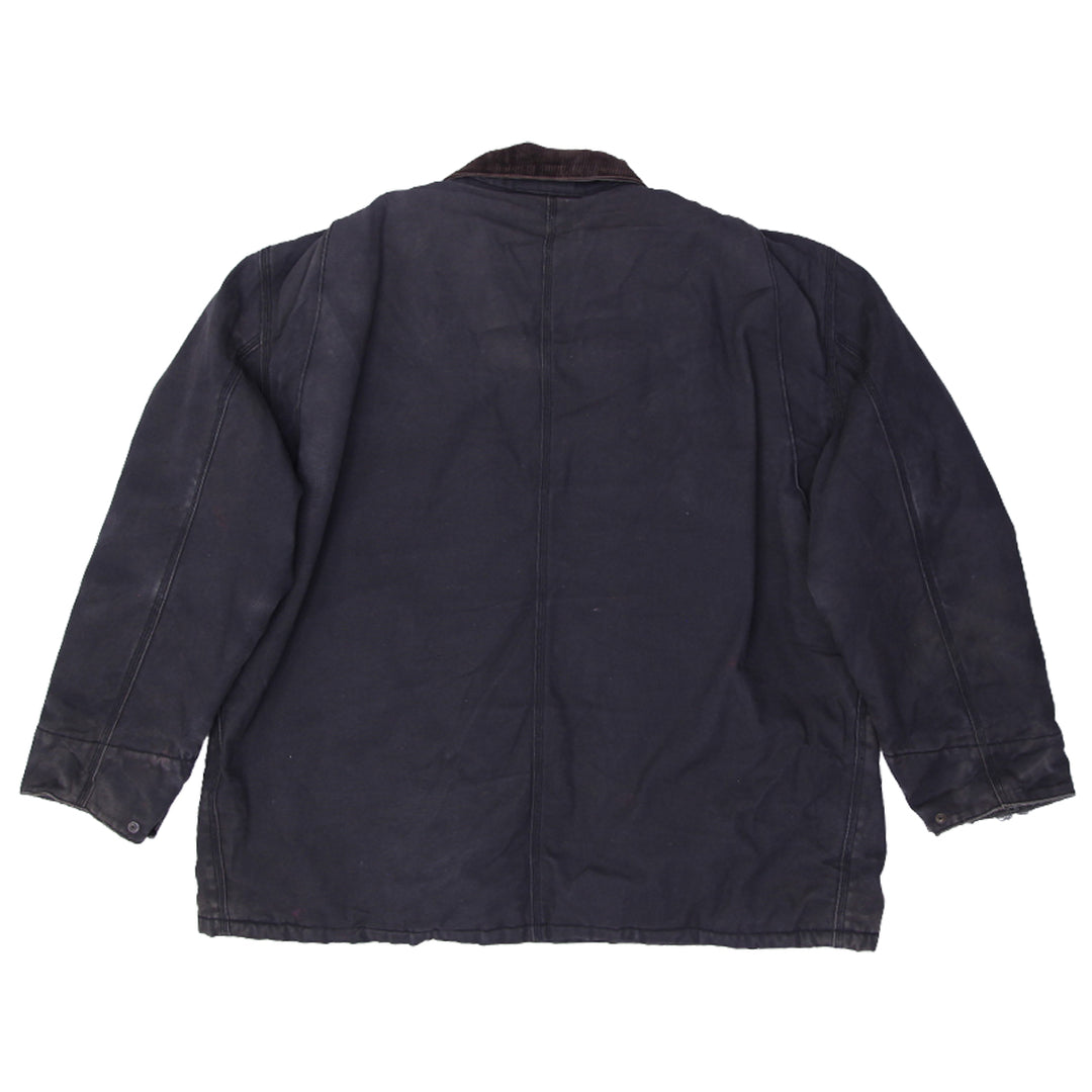 Vintage Big Smith Cotton Canvas Barn Chore Mens Farm Jacket | Migration_Jacket - Side View | Fashion Rerun