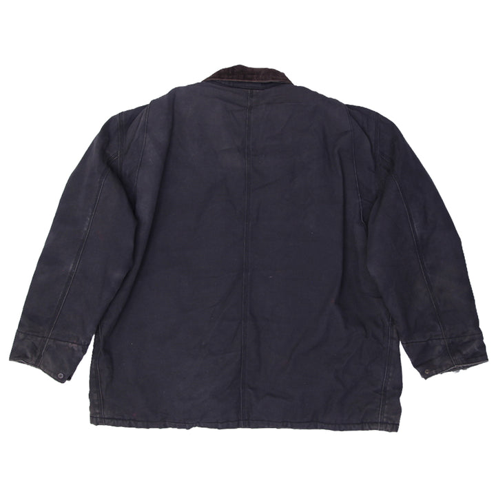 Vintage Big Smith Cotton Canvas Barn Chore Mens Farm Jacket | Migration_Jacket - Side View | Fashion Rerun