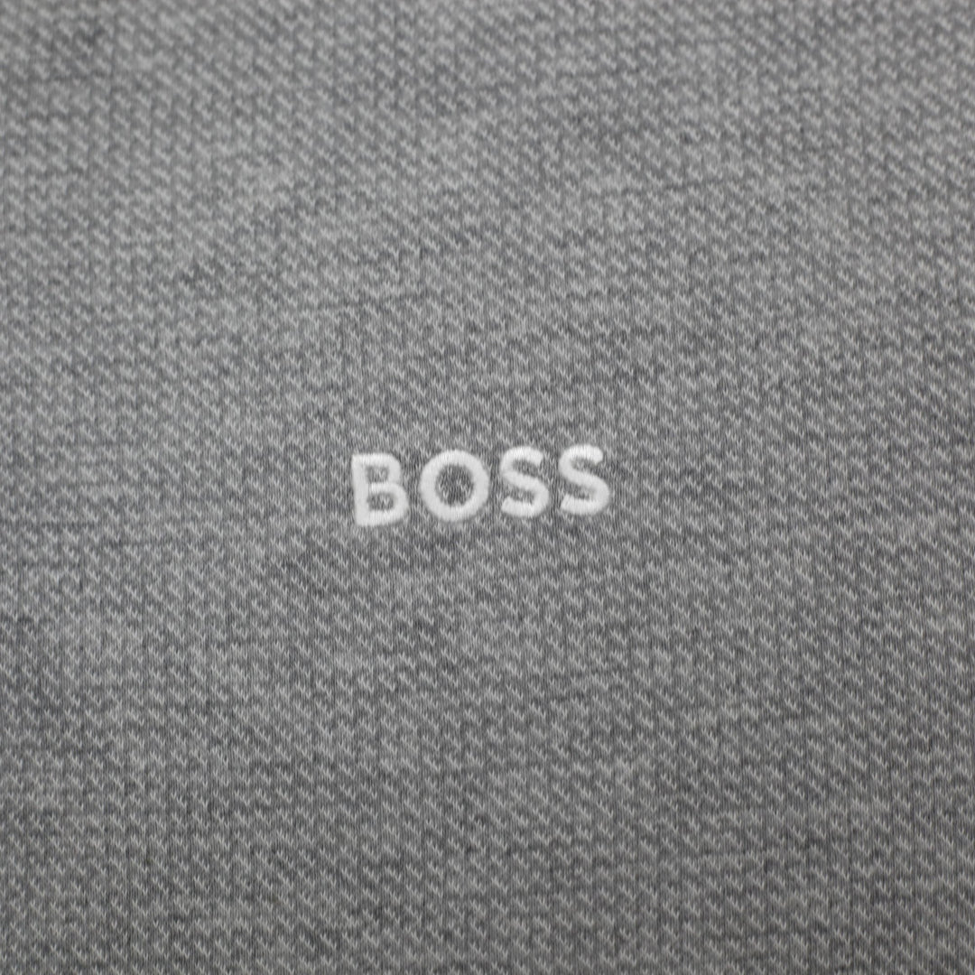 Mens Boss Regular Fit Gray Polo T-Shirt Size S