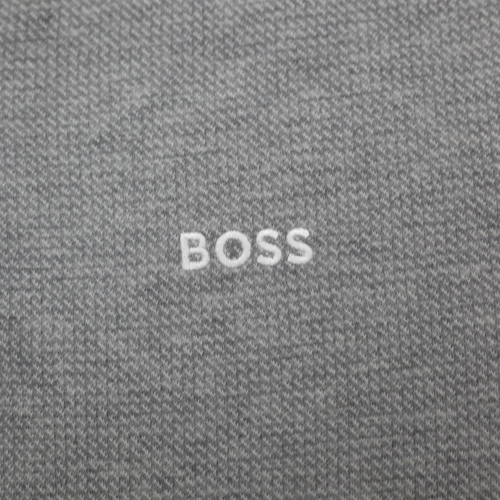Mens Boss Regular Fit Gray Polo T-Shirt Size S