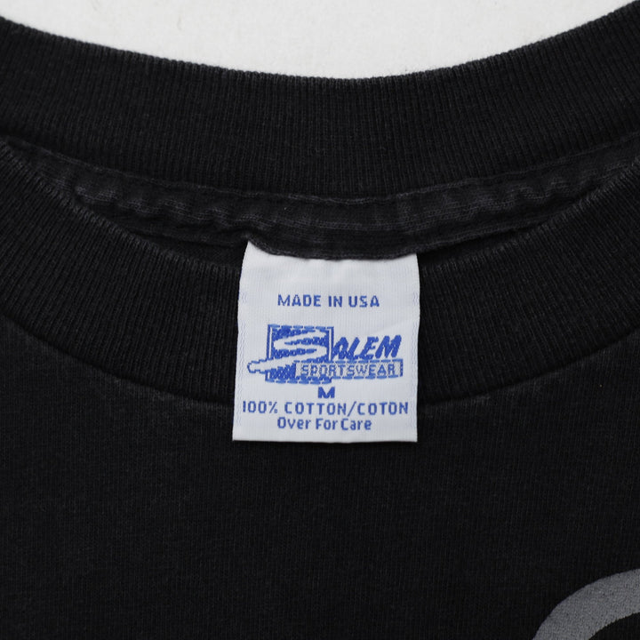 Vintage 1993 Chicago Bulls Salem Three Peat World Champions T-Shirt Made in USA | Migration_T-Shirts - Back V | Fashion Rerun
