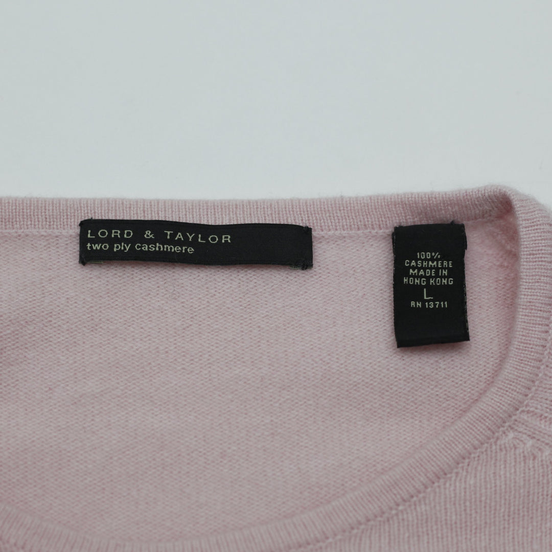 Ladies Lord & Taylor Cashmere Soft Knitwear Sweater Size L