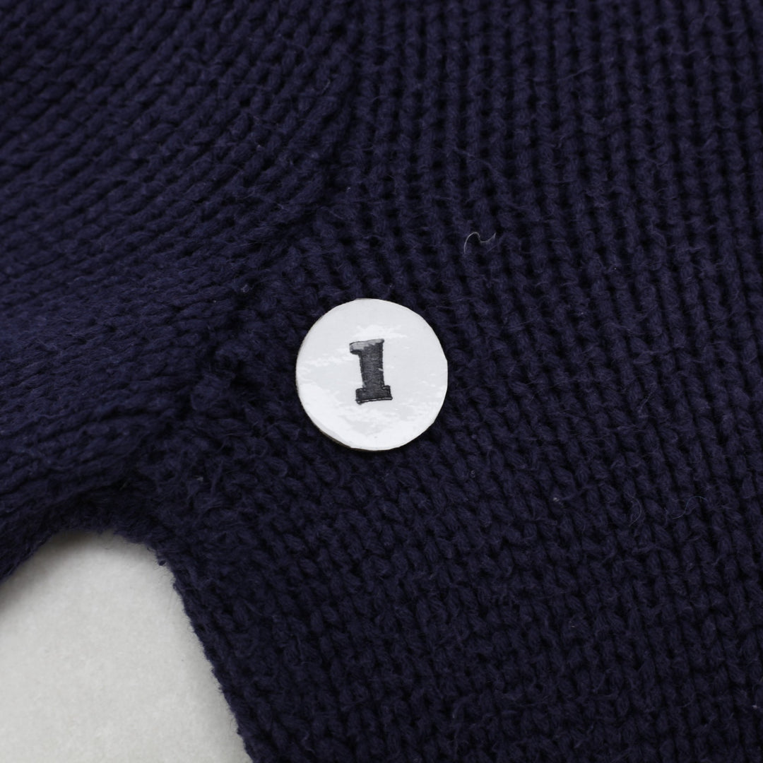 Vintage Ladies Ralph Lauren Navy Flag Knitwear Turtleneck Sweater Size M | Migration_Knitwear & Sweaters - Al | Fashion Rerun