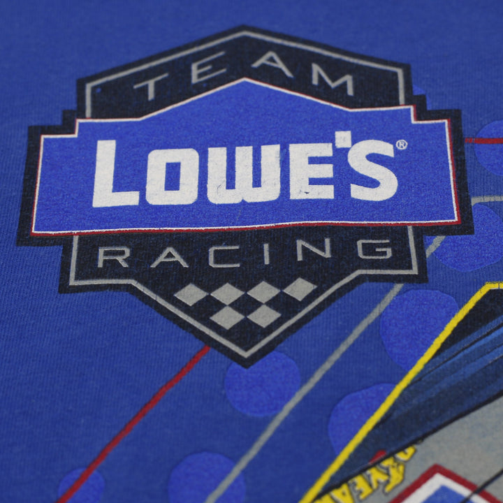 Vintage Mens Gildan NASCAR Jimmie Johnson T Shirt XL Lowe's Racing 48 Size XL