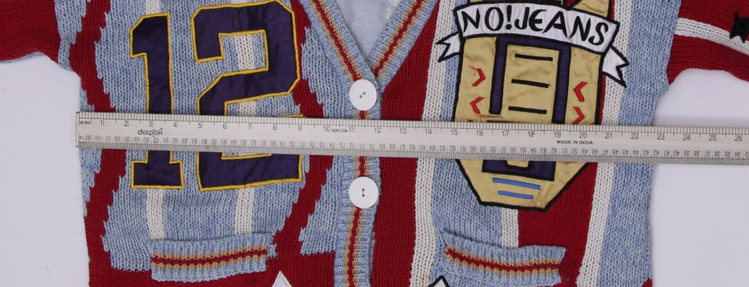 NO! JEANS Vintage 60s All Star Native Sweater Cardigan Lined Men Women One Size