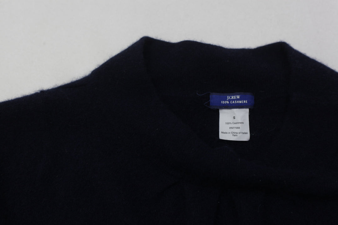 Ladies J. Crew 100% Cashmere Short Sleeve Sweater