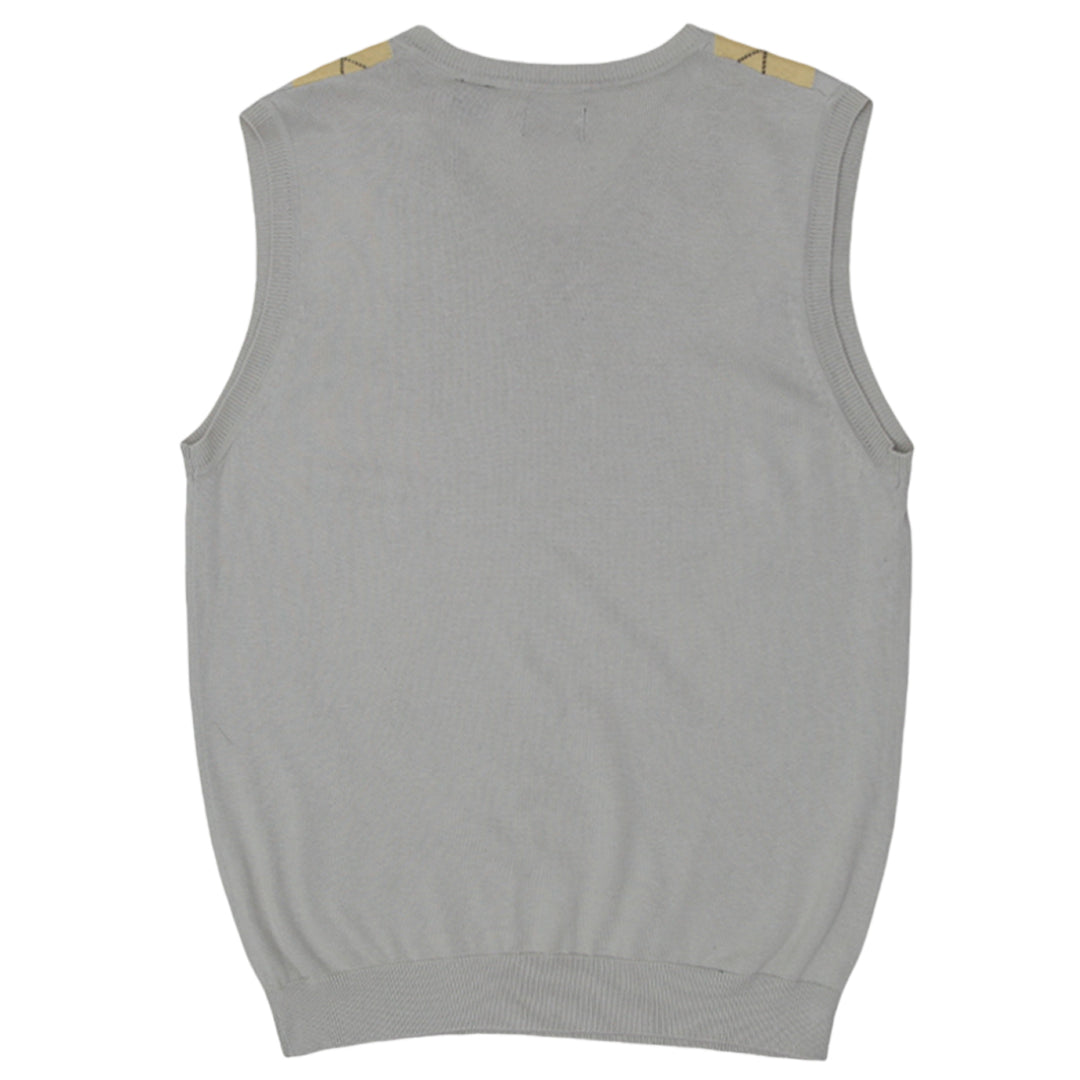 Mens Haggar Argyle V-Neck Sweater Vest - Fashion Rerun Vintage Migration_Sweaters