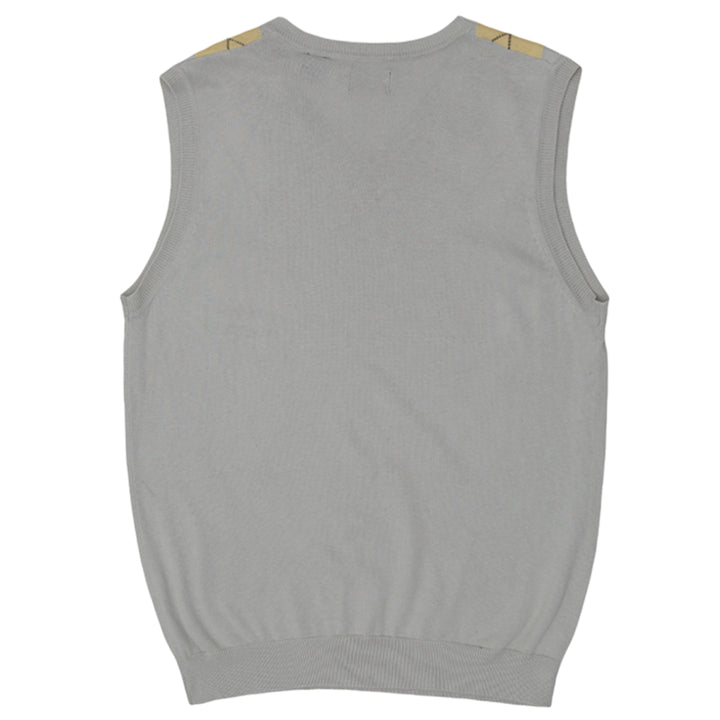 Mens Haggar Argyle V-Neck Sweater Vest - Fashion Rerun Vintage Migration_Sweaters