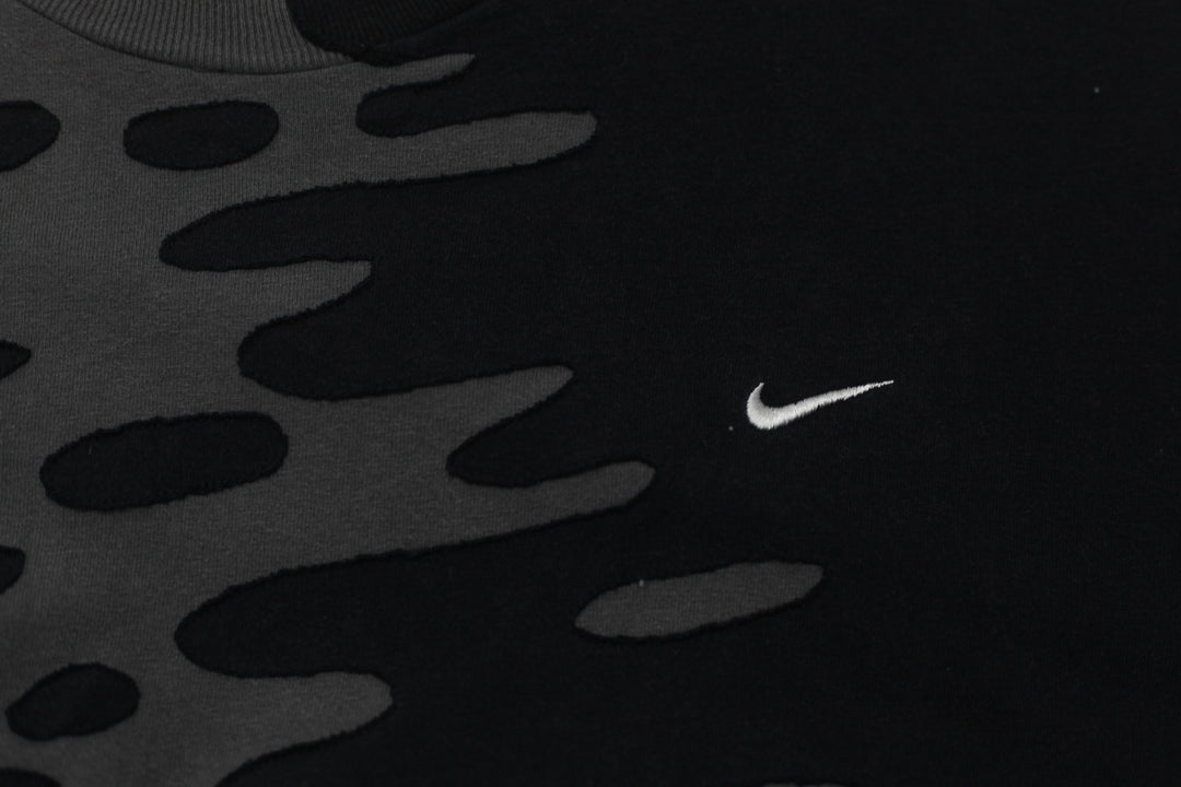 Rework Nike Gray Patches Pattern mens T-Shirt PR252