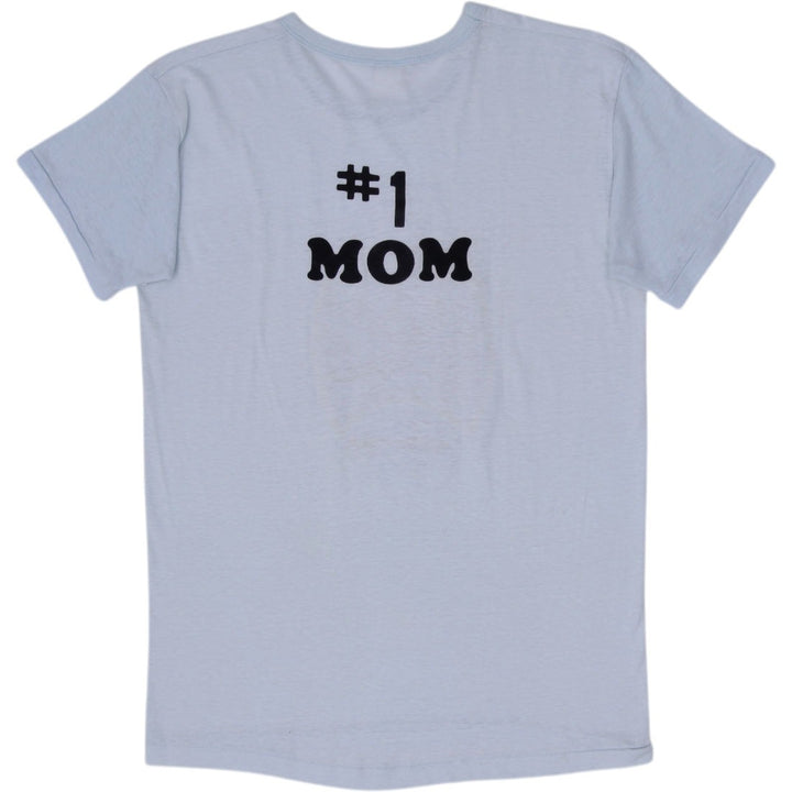 Vintage 1982 E.T. The Extra-Terrestrial T-Shirt Light Blue #1 Mom Back Graphic Made In USA Single Stitch M