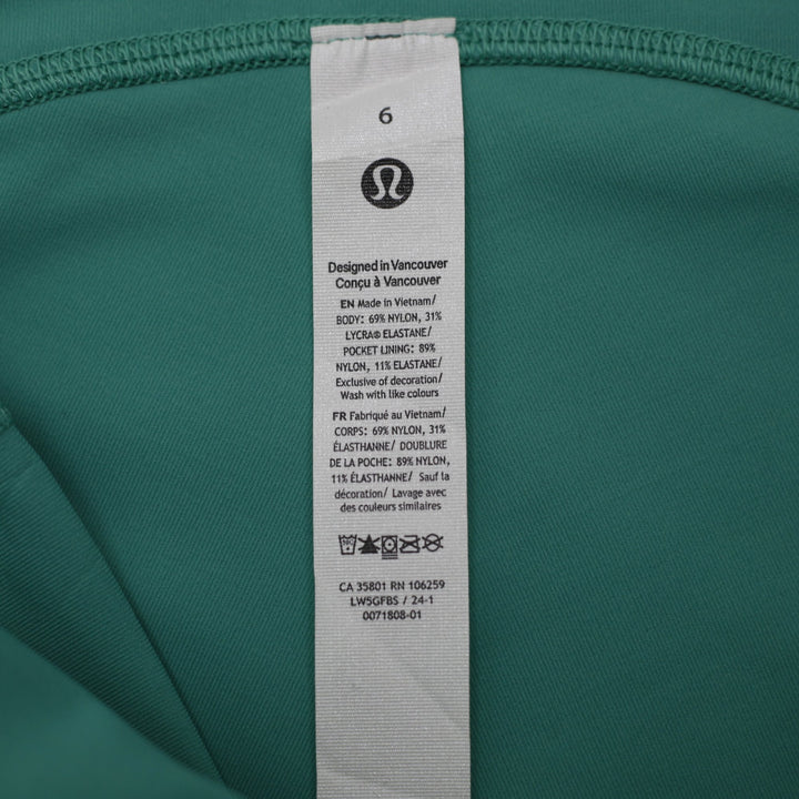 Ladies Lululemon SenseKnit Running High-Rise Leggings Size 6