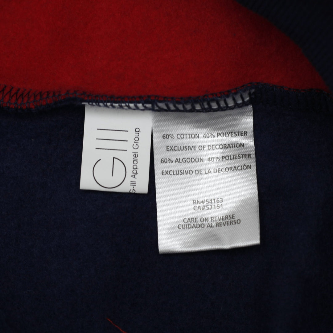 Mens Starter NFL New England Patriots Full Zip Hoodie Size L
