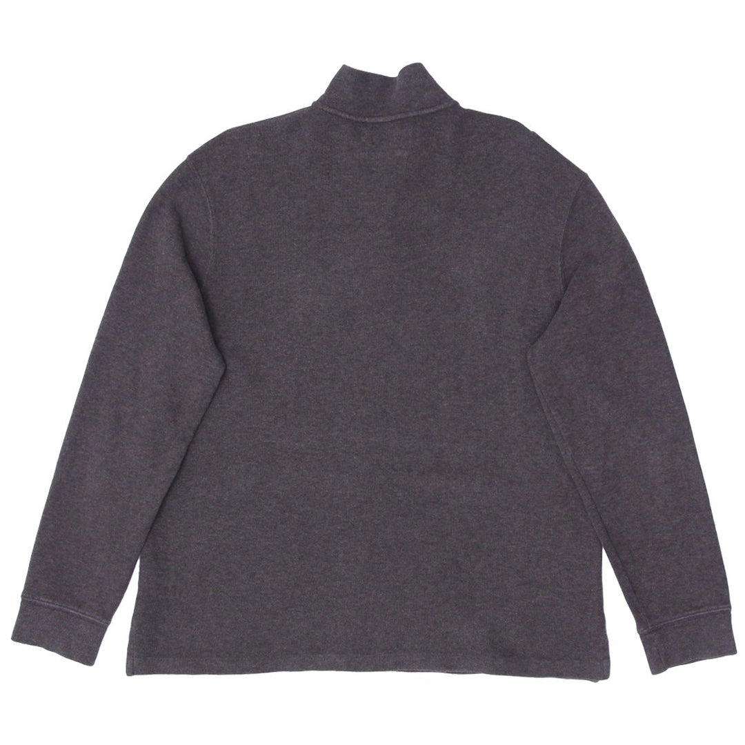 Mens Polo By Ralph Lauren Mock Neck Quarter Zip Sweater