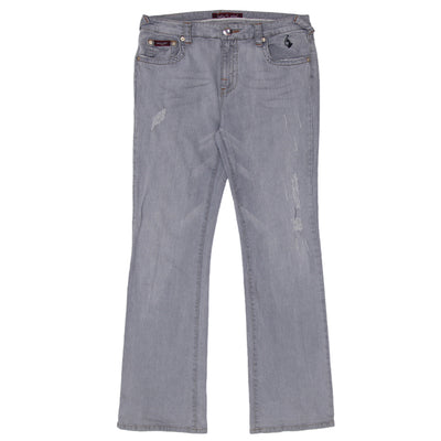 Y2K Baby Phat Embroidered Bootcut Jeans - Fashion Rerun Vintage Migration_Pants