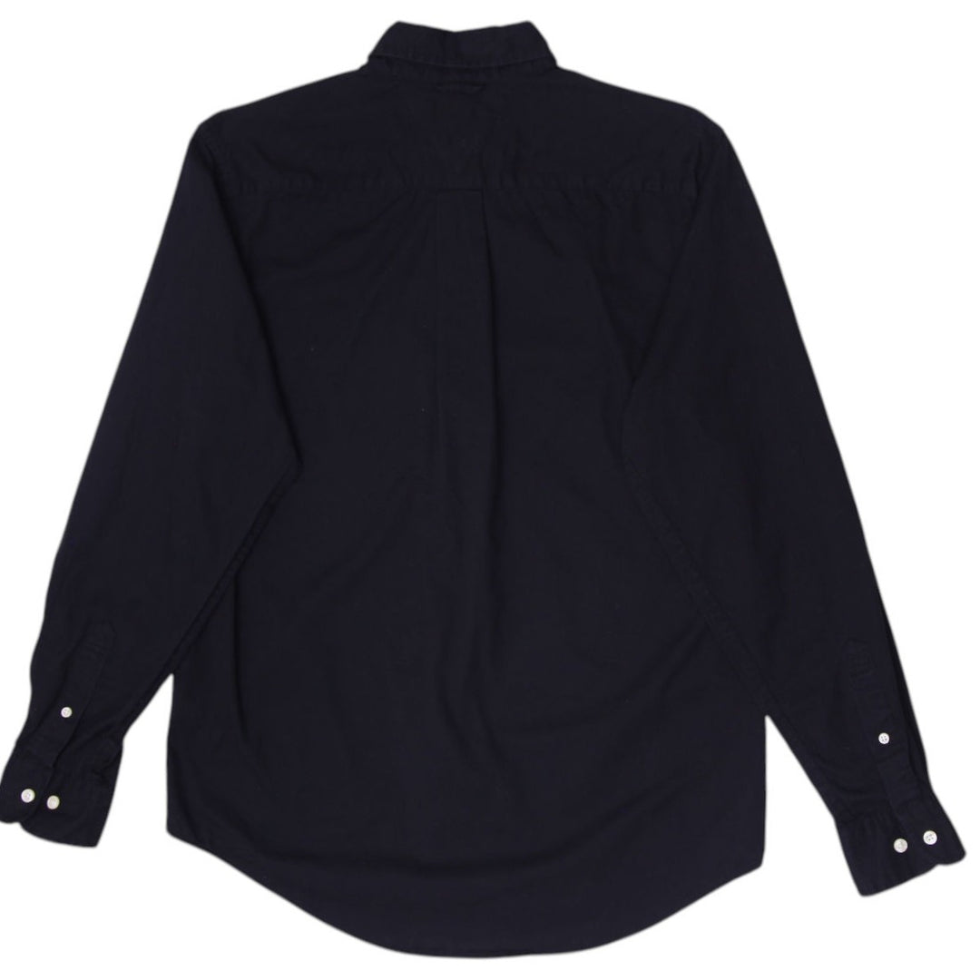 Mens Tommy Hilfiger Classic Fit Black Button Down Long Sleeve Shirt Size S