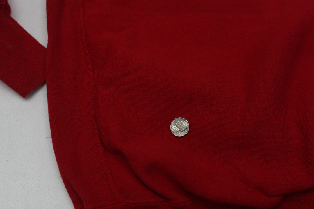 Vintage Champion Reverse Weave Red Sweatshirt | Migration_Sweatshirt JUNEEID20% - Detail View | Fashion Rerun