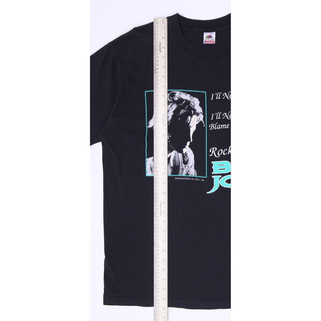 Vintage 1993 Bon Jovi Keep The Faith Fan Club Party T-Shirt SS Size XL
