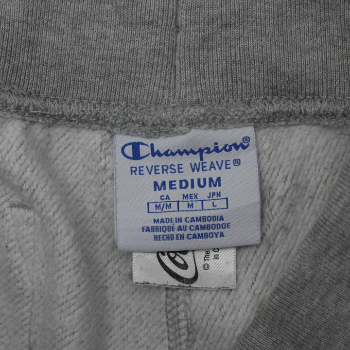 Mens Champion Reverse Weave Gray Graphic Jogger Sweatpants | Migration_Pants - Back View | Fashion Rerun