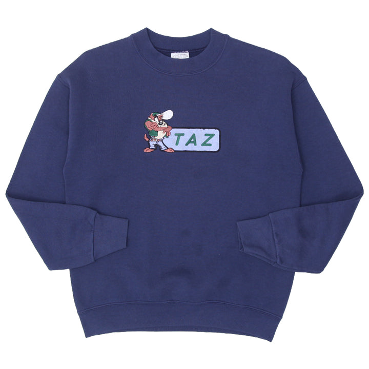 Vintage 1997 Looney Tunes Tazmanian Devil Crewneck Sweatshirt Size M - Fashion Rerun Vintage Migration_Sweaters