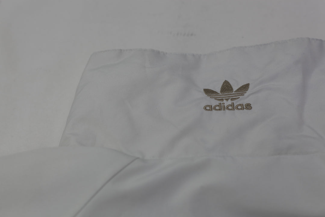 Men Adidas Originals Big Woven Trefoil Logo Track Jacket