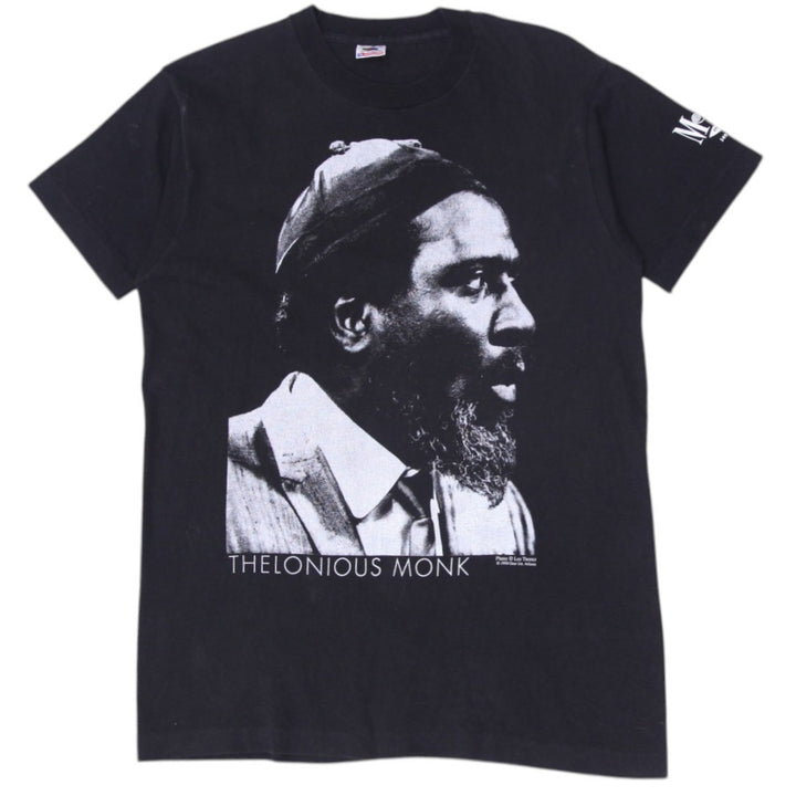 Vintage 1990s Thelonious Monk Fruit Of The Loom Made In USA T-Shirt L | Migration_T-Shirts | Fashion Rerun