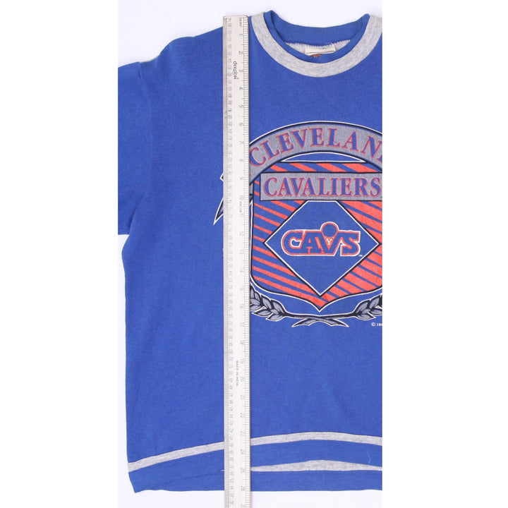 Vintage 1989 Nutmeg Mills Cleveland Cavaliers Crewneck Sweatshirt Royal Blue L