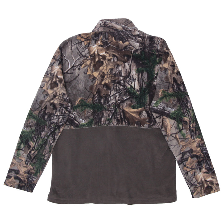 Mens Realtree Forest Camo Fleece Jacket
