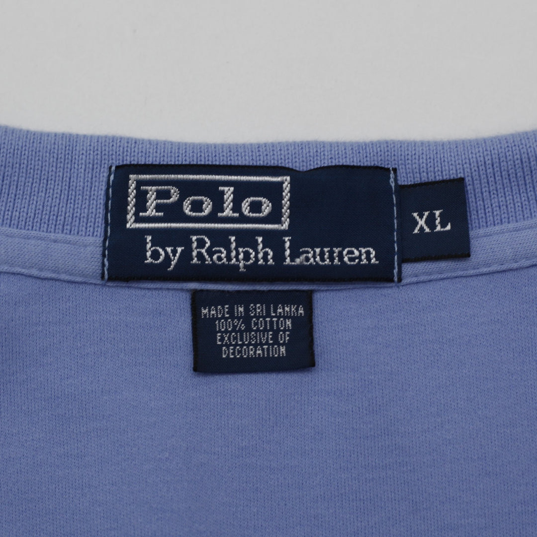 Mens Ralph Lauren Polo T-Shirt Short Sleeve Embroidered Logo Size XL