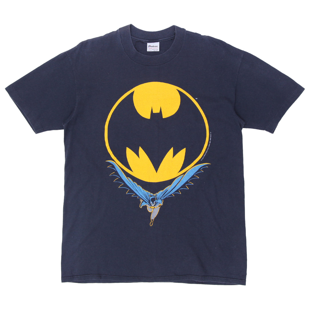 1988 Vintage DC Comics Batman T-Shirt Single Stitch Made in USA L - Fashion Rerun Vintage Migration_T-Shirt