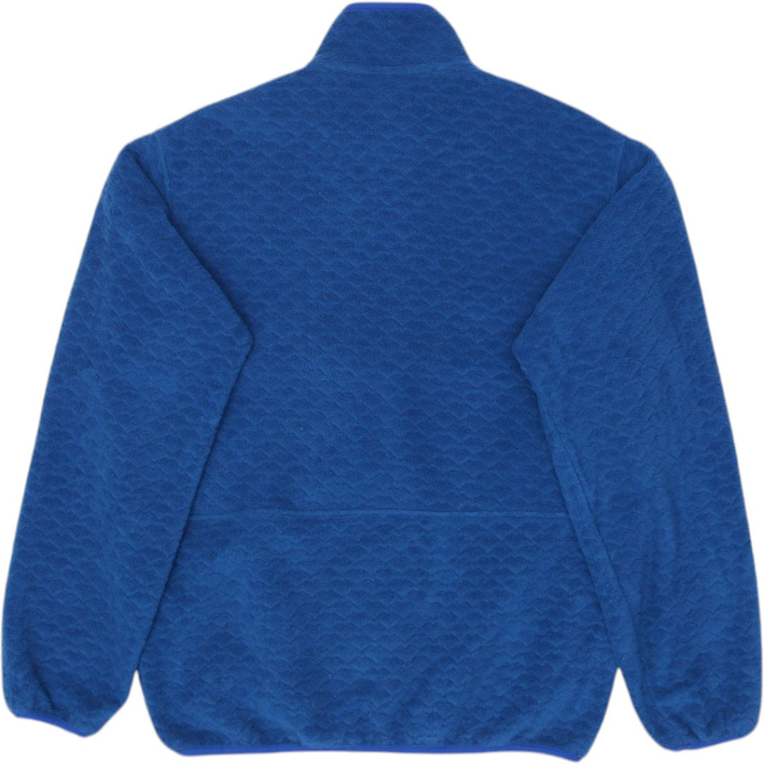 Vintage Patagonia Fleece Jacket Blue 1/4 Zip Made In USA Size M | Migration_Fleece - Side View | Fashion Rerun