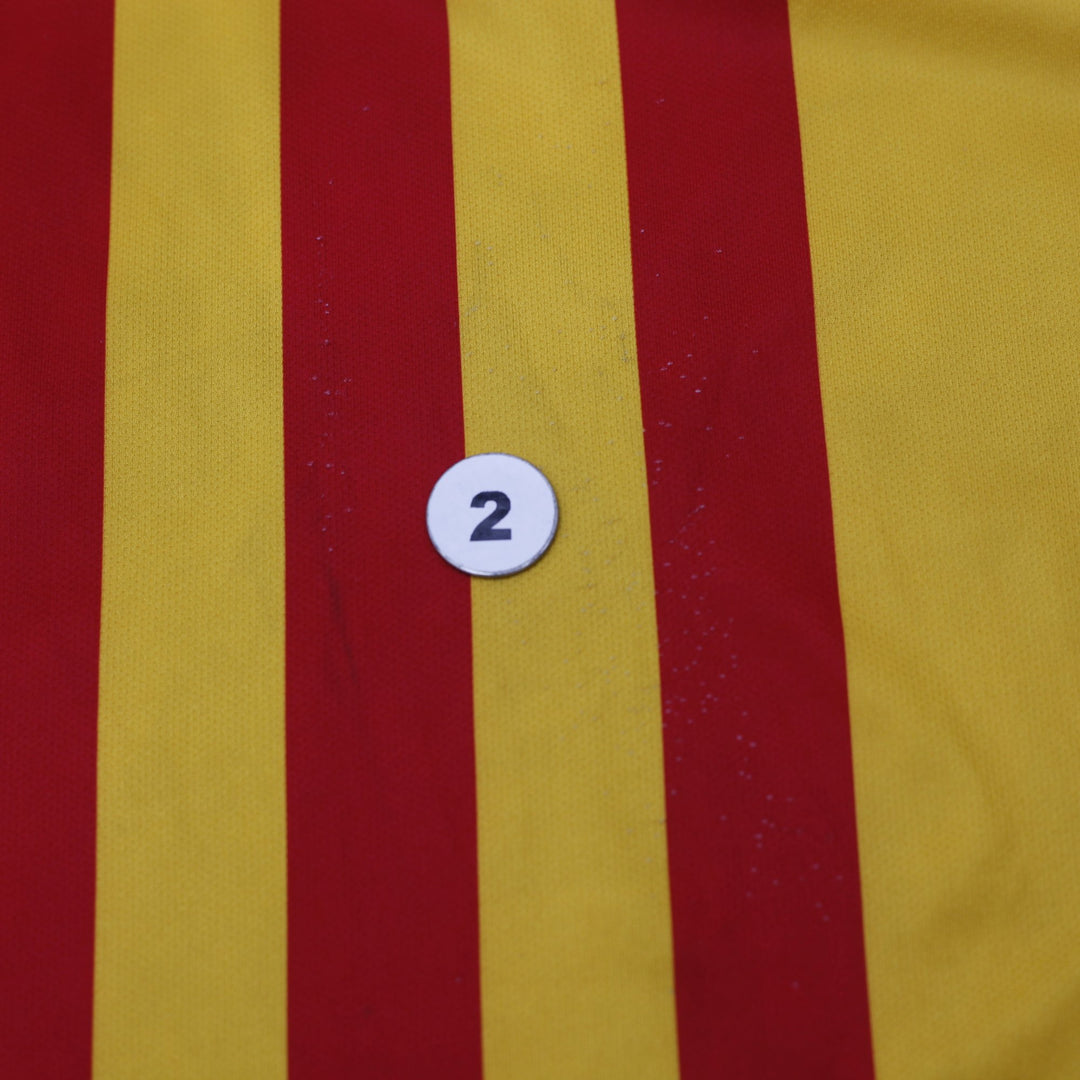 Mens Nike FC Barcelona Qatar Airways Senyera Away Football Shirt Jersey Size L