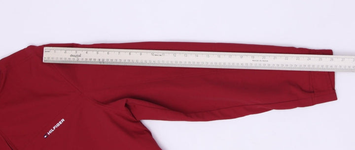 Mens Tommy Hilfiger Jacket Red Full Zip Lightweight Windbreaker Size M | Migration_Jackets - View 7 | Fashion Rerun