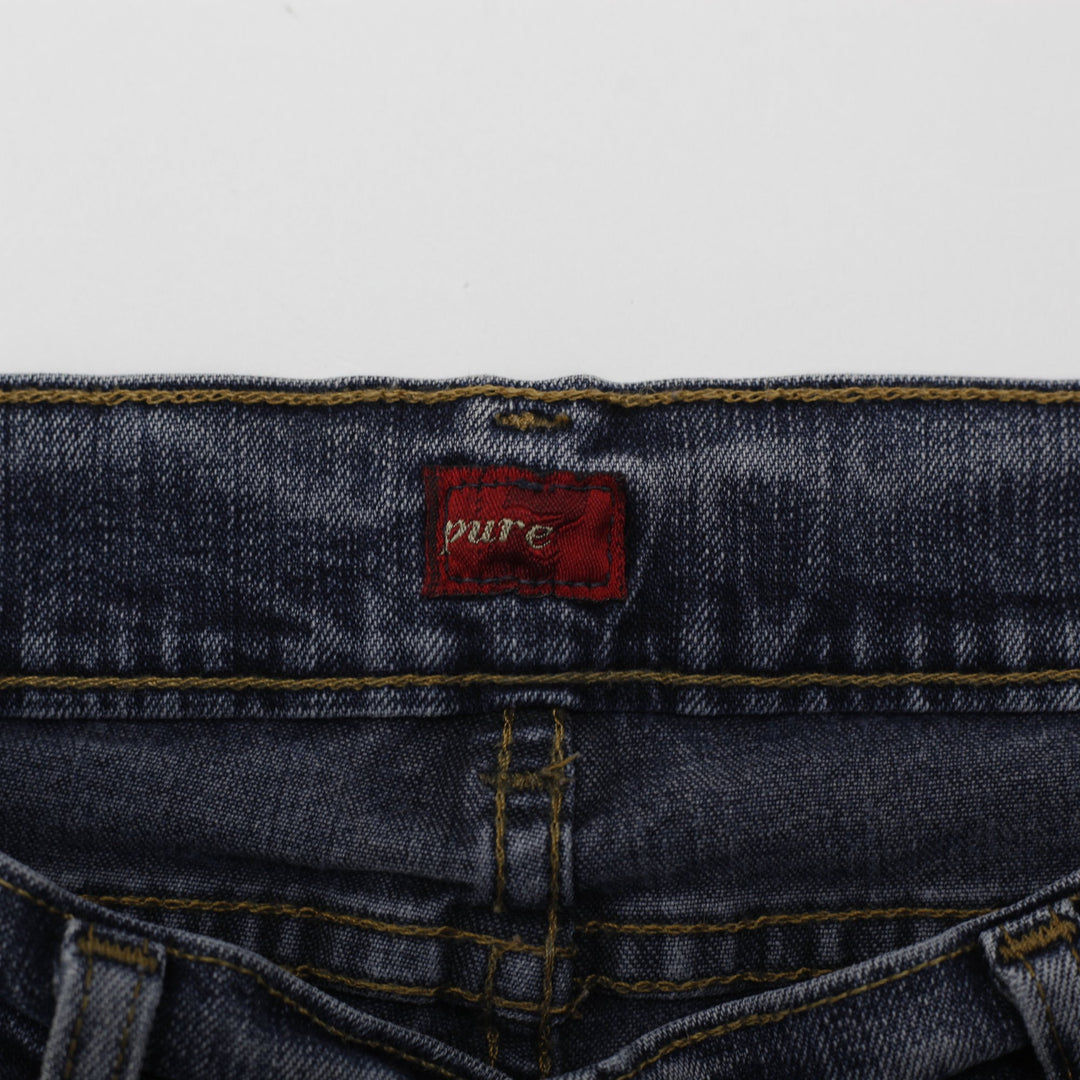 Y2K Ladies Pure Denim Style Bootcut Jeans Size 29-32