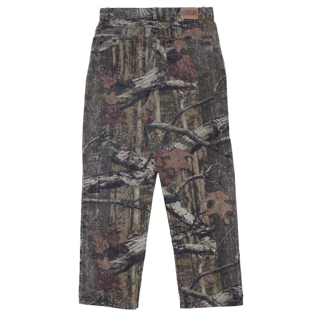 Mens Braided River Forest Camo Pants - Fashion Rerun Vintage Migration_Pants