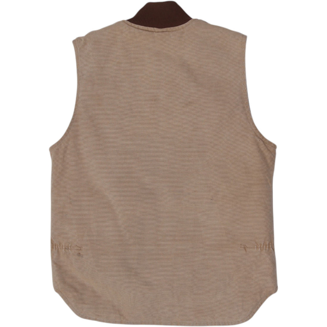 Vintage Carhartt Duck Canvas Quilted Insulated Vest Size M