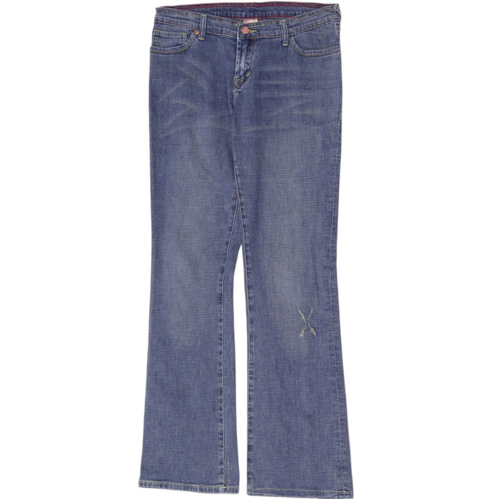 Y2K Ladies Seven7 Embroidered Arrow Bootcut Stretch Denim Jeans Size 29