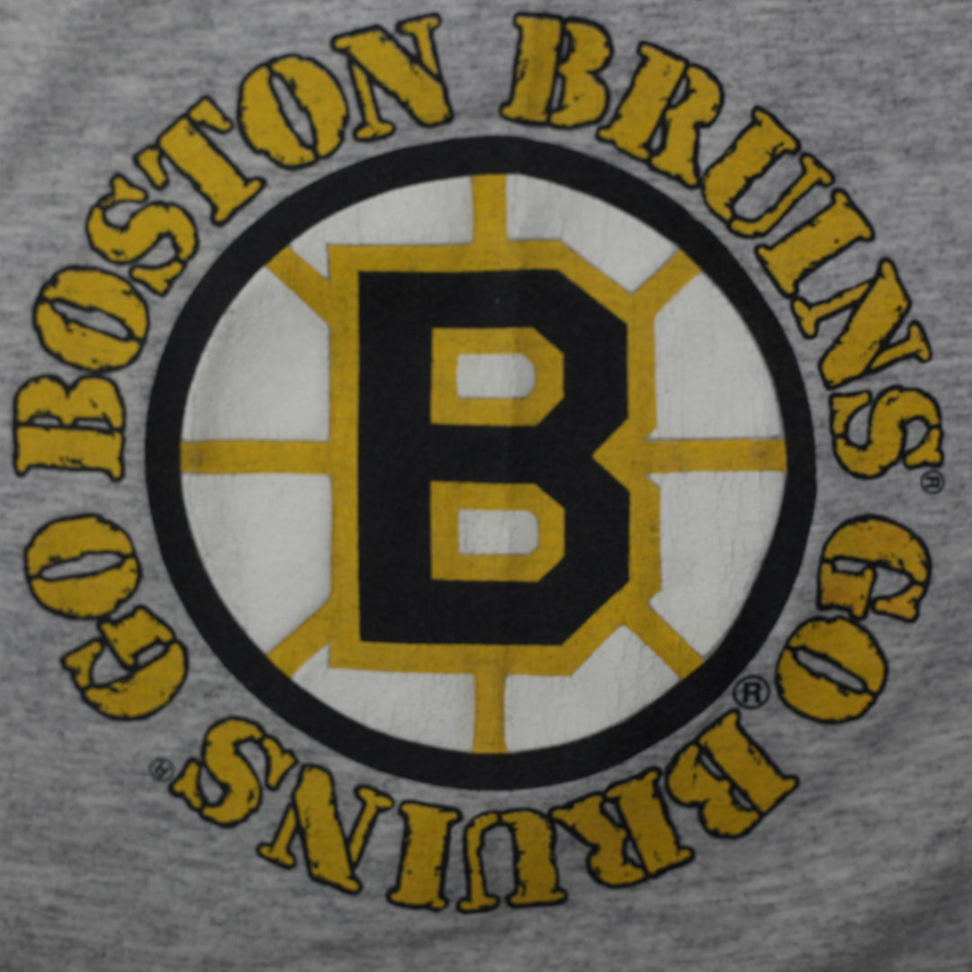 Vintage 1990 Boston Bruins Bulletin Athletic AOP T-Shirt